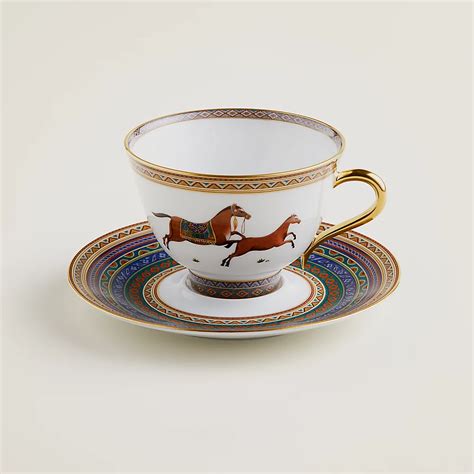 Cheval d’Orient tea cup and saucer n°6 